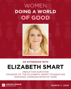 women doing a world of good fundraiser featuring elizabeth smart